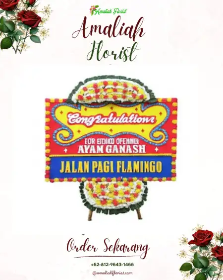 Sewa Papan Bunga Angkinang